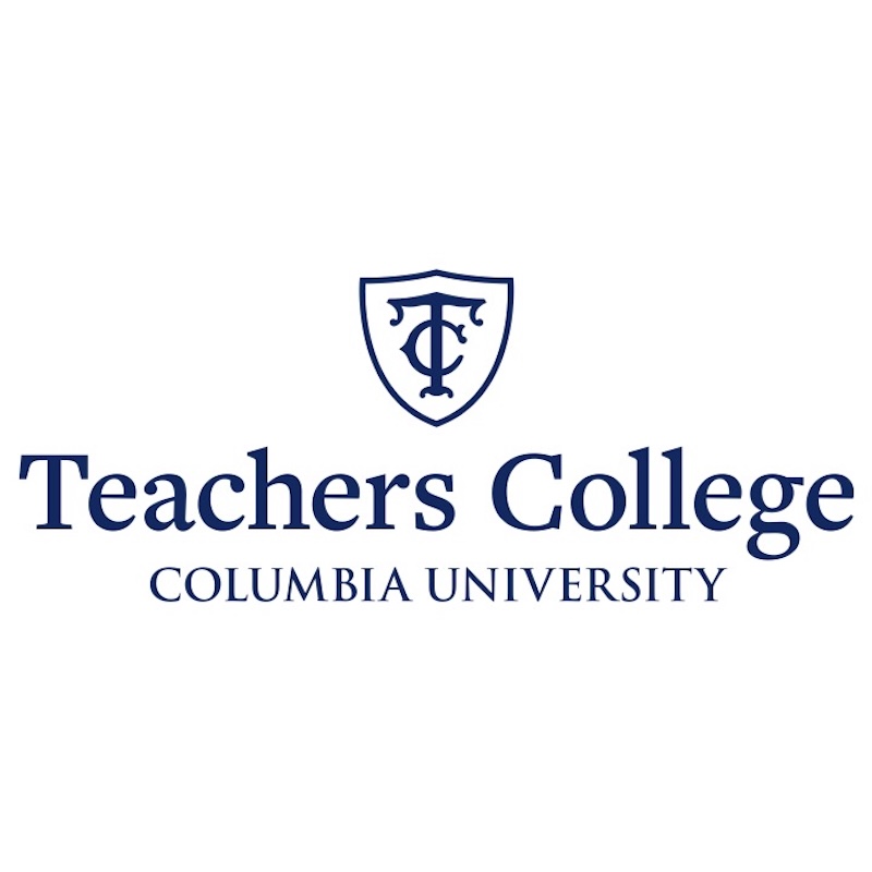 Logo with text: 'Teachers College Columbia University'