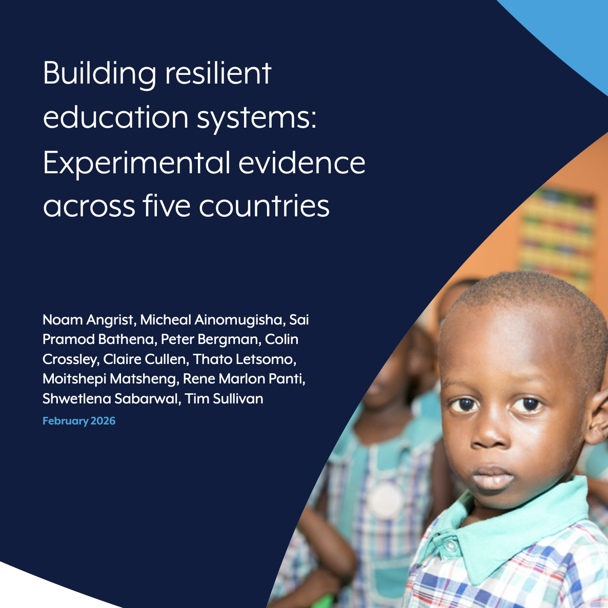 Building resilient education systems: Experimental evidence across five ...